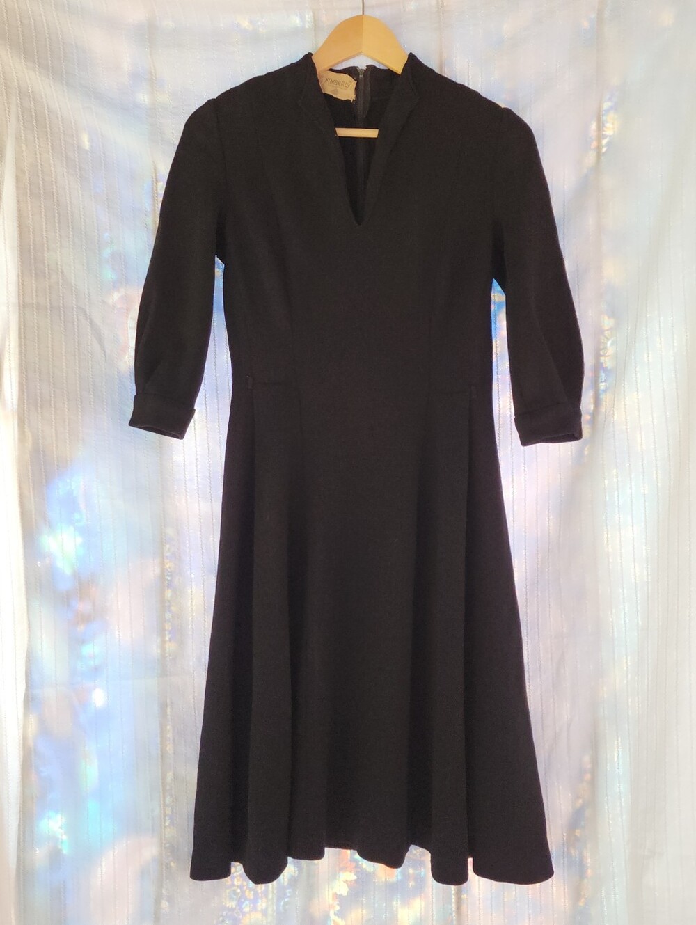 60s MidCentury Wool A Line Dress